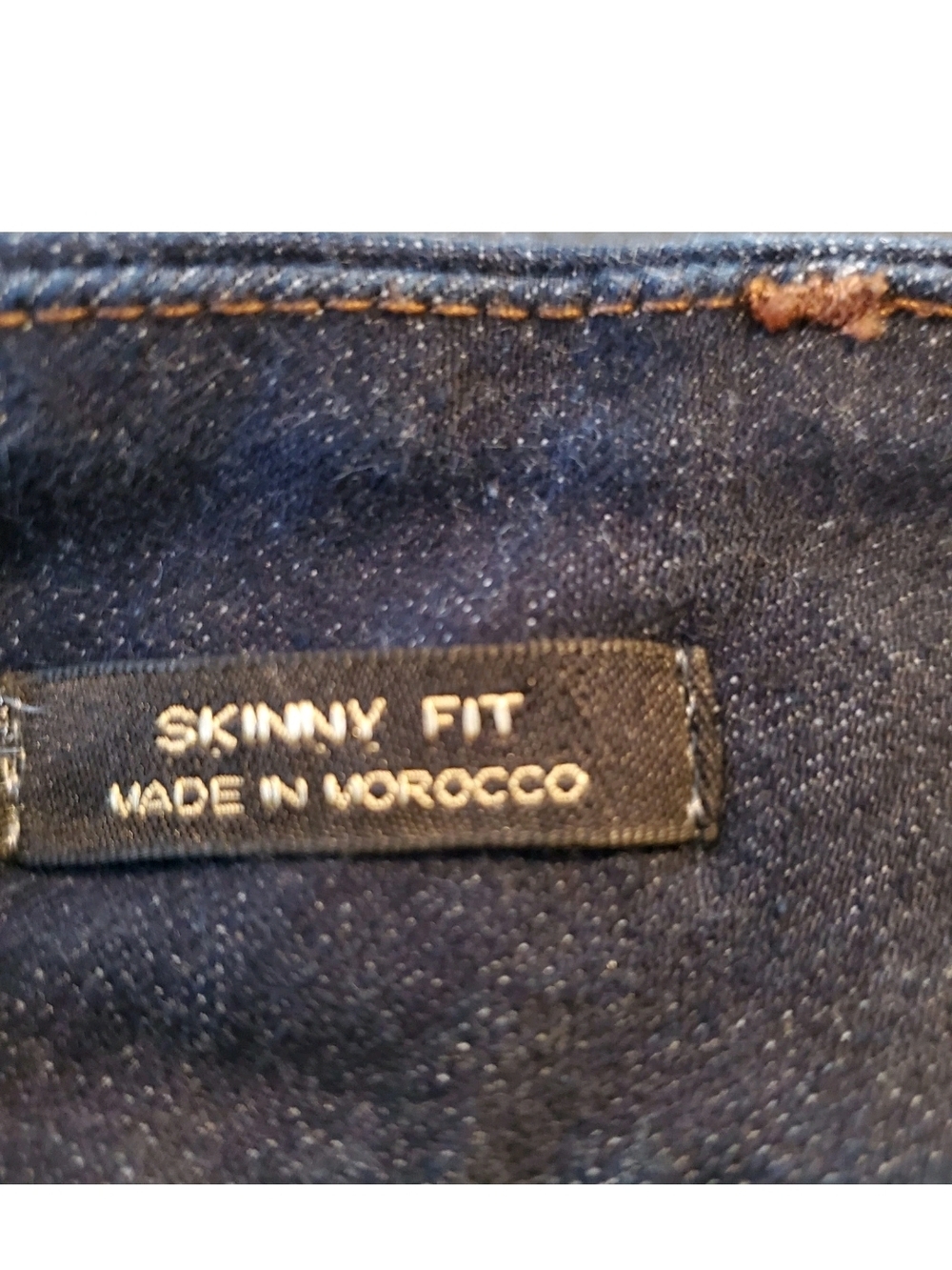 Massimo Dutti Dark Blue High-Rise Skinny Jeans Size 2 - Picture 5 of 10